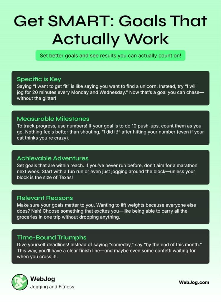 Goals That Actually Work Infographic
