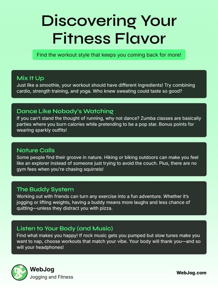 Discovering Your Fitness Flavor Infographic
