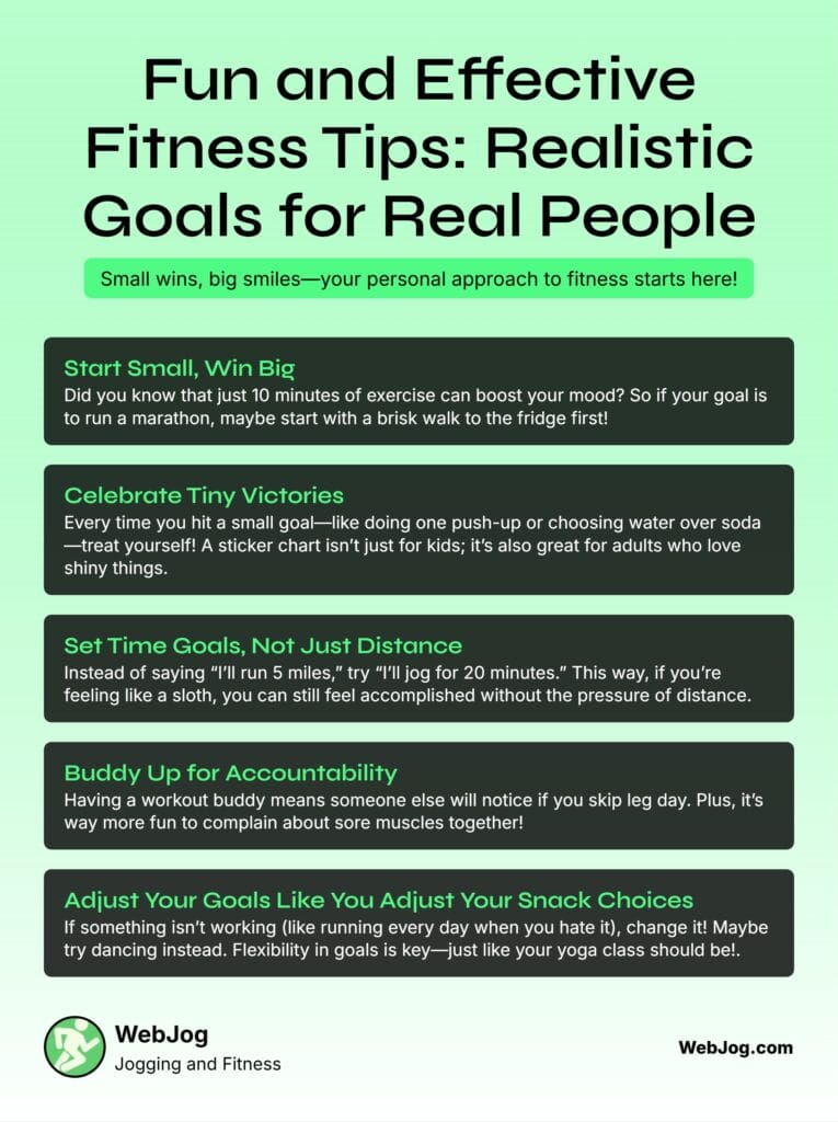 Realistic Goals for Real People Infographic